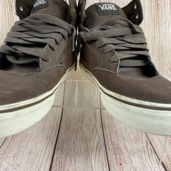 Vans | Mid Top Brown TB4R Off The Wall Men’s Skateboard Sneakers | Size 8 - Picture 7 of 11
